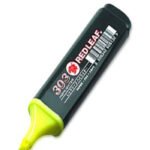 Red Leaf 303 Highlighter Pen, Yellow (Pack of 12)