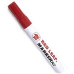 Red Leaf 707 Permanent Marker, Red (Pack of 12)