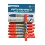 Gxin White Board Marker, Red, G-213B (Pack of 12)